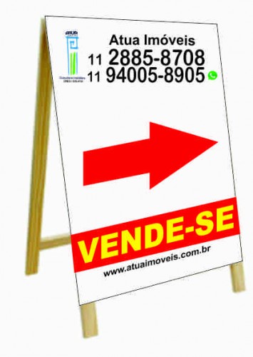 Cavalete Completo - Tamanho montado: 70x100