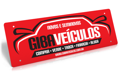 Cobre Placa para Carro em PVC 0,5mm Cristal Frente e Verso