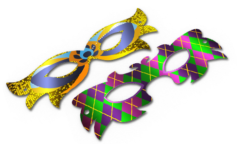 Máscaras Supremo 300g Metalizado