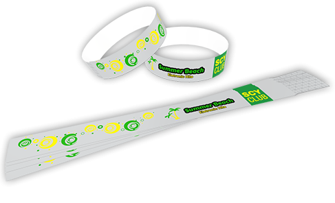 Pulseira de Identificação Tyvek
